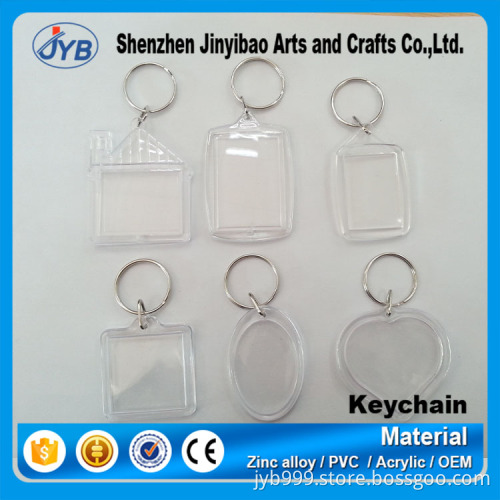 hot sale blank round acrylic keychain with engraved logo picture